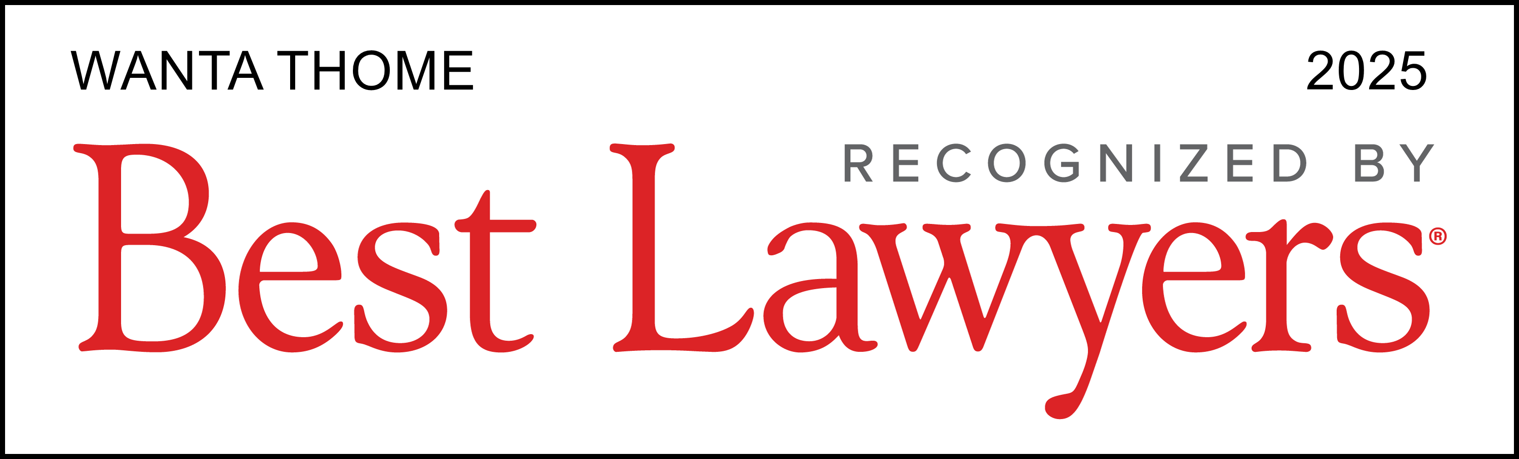 Wanta Thome Best Lawyers 2025